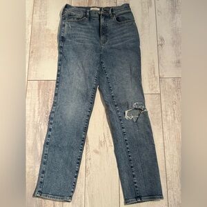 Distressed Blue Jeans for Women